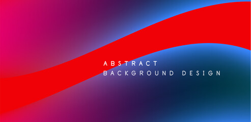 Abstract vector backdrop with fluid, geometric elements. Harmonious blend of form and color, evoking dynamic and captivating visual landscape for wallpaper, banner, background, landing page