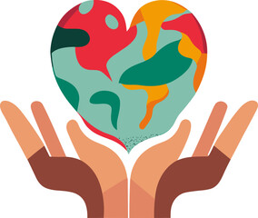 Obraz premium International Human right Day celebrates design