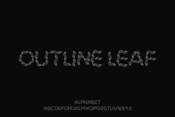 Display alphabet design suitable for headline, banner, cover and many more