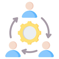 Simulation Flat Icon