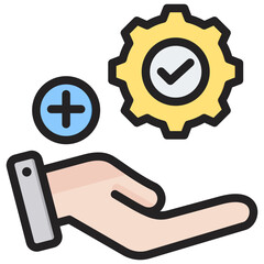 Decision Making Outline Color Icon