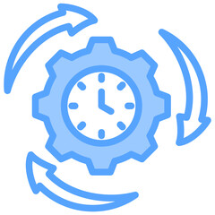 Consistency Blue Icon