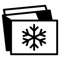 Christmas invitation card