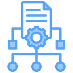 Governance Frameworks Blue Icon