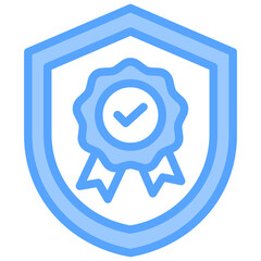 Quality Assurance Blue Icon