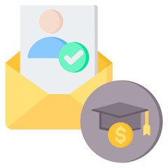 Letters Of Recommendation Flat Icon