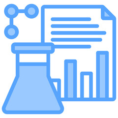 Scientific Journal Blue Icon