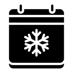 Christmas calendar icon