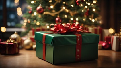 Christmas Tree decoration Christmas gift box