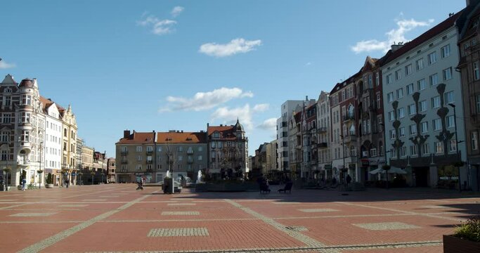 Market Square in Bytom townhouses