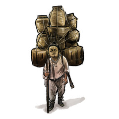 old korean pot seller