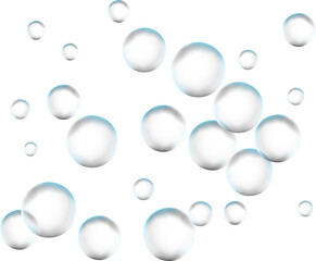 Realistic glass sphere or bubble.