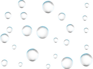 Realistic glass sphere or bubble.