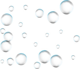 Realistic glass sphere or bubble.