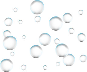 Realistic glass sphere or bubble.