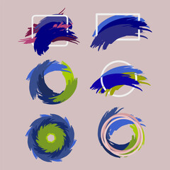 abstract style colorful writing background.vecor