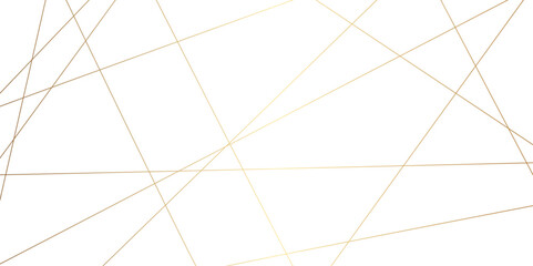 Abstract luxury gold or orange geometric random chaotic lines background. Abstract fabric design background.