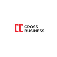 CC Combination cross business logo design