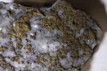 Quartz crystal Russia . Rock crystal druse. Crystal smoky quartz rauchtopaz 