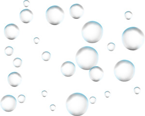 Realistic soap or bubble.