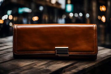 A clutch is a small, handheld bag that is perfect for formal occasions. It typically doesn't have straps and is designed to be held in your hand.  - obrazy, fototapety, plakaty