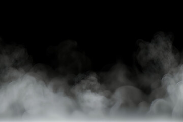 Smoke in the dark - obrazy, fototapety, plakaty