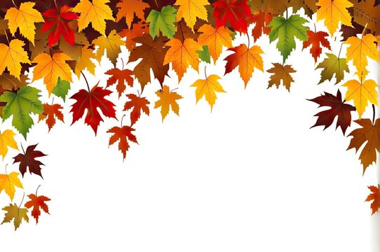 autumn leaves as a background