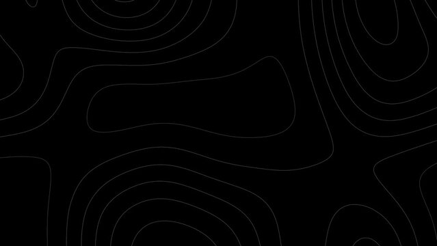 Schwarz Wei&szlig; Hintergrund im topologischen Design - Abstrakes Design