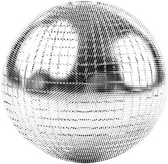 Disco Ball Collage Element