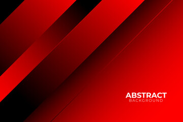Obraz premium red color geometric modern background design
