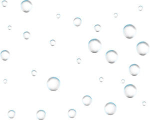 Realistic colored soap.