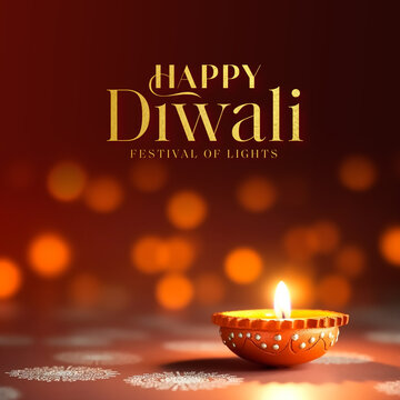 Happy Diwali beautiful background