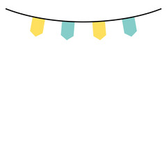 New Year Bunting Flag