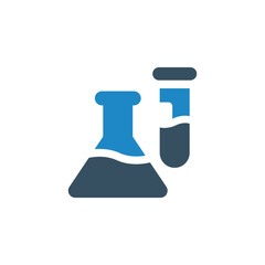 laboratory, science icon vector illustration