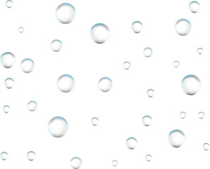 Realistic colored soap.