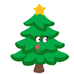 green christmas tree Character