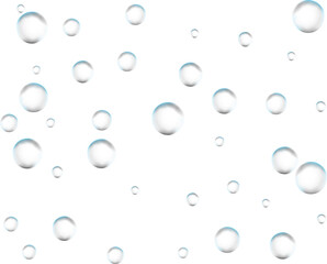 Realistic colored soap.