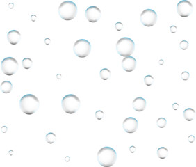 Realistic colored soap.