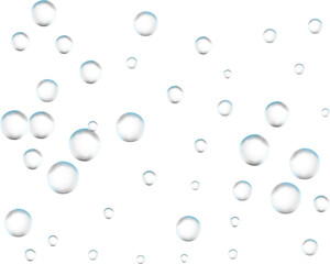 Realistic colored soap or water bubble.