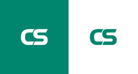 Initial Letter C and S Logo Design Vector Template. Graphic Alphabet Symbol for Corporate Business Identity
