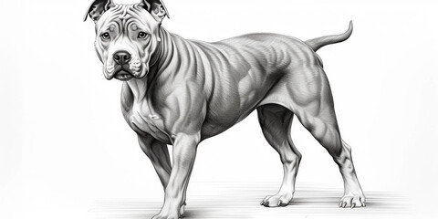 Dogo Canario Sketch