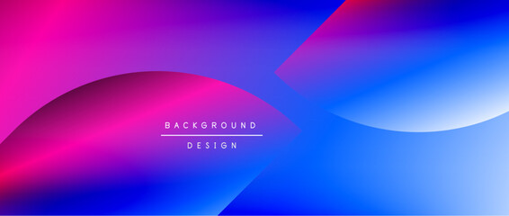 Circles and round shapes with gradients. Minimal abstract background, round geometric shapes, clean and structured design