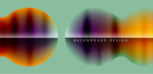 Colorful circle abstract background. Template for wallpaper, banner, presentation, background © antishock