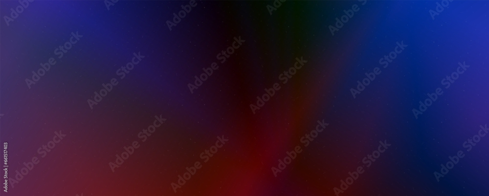 Leinwandbilder background with trendy gradient and noise. red and blue colors. glare from lenses, overlay texture. 