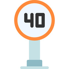 Speed Sign Icon