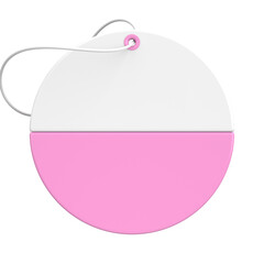 Sale tag. Sale banner. 3D illustration.