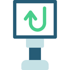 U Turn Icon