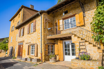 Dans les rues de Châtillon-d'Azergues