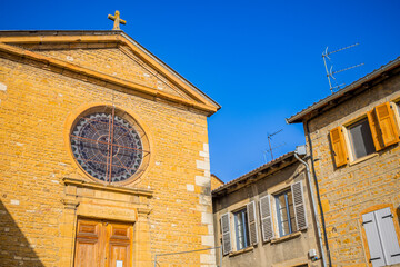 Fototapeta na wymiar Église Saint-Barthélemy de Châtillon