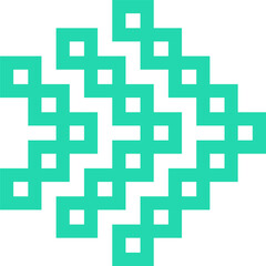 Pixelated Arrow Shape